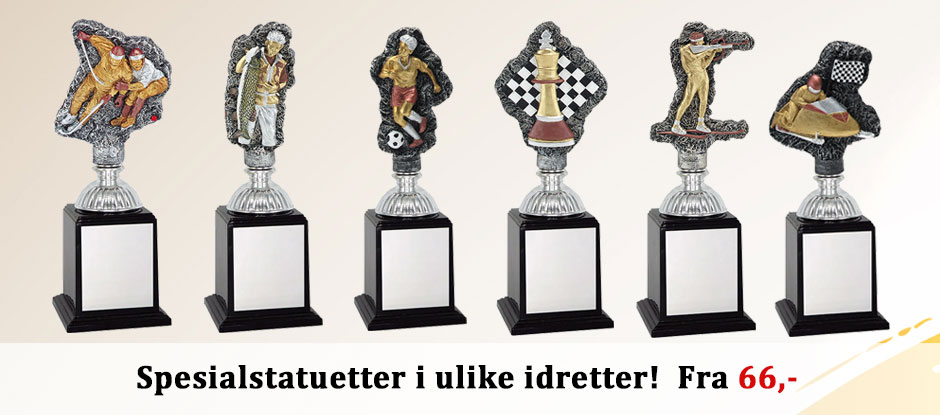Spesialstatuetter i ulike idretter! 