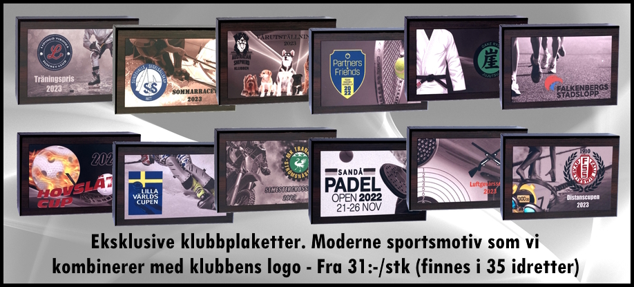 Eksklusive klubbplaketter 